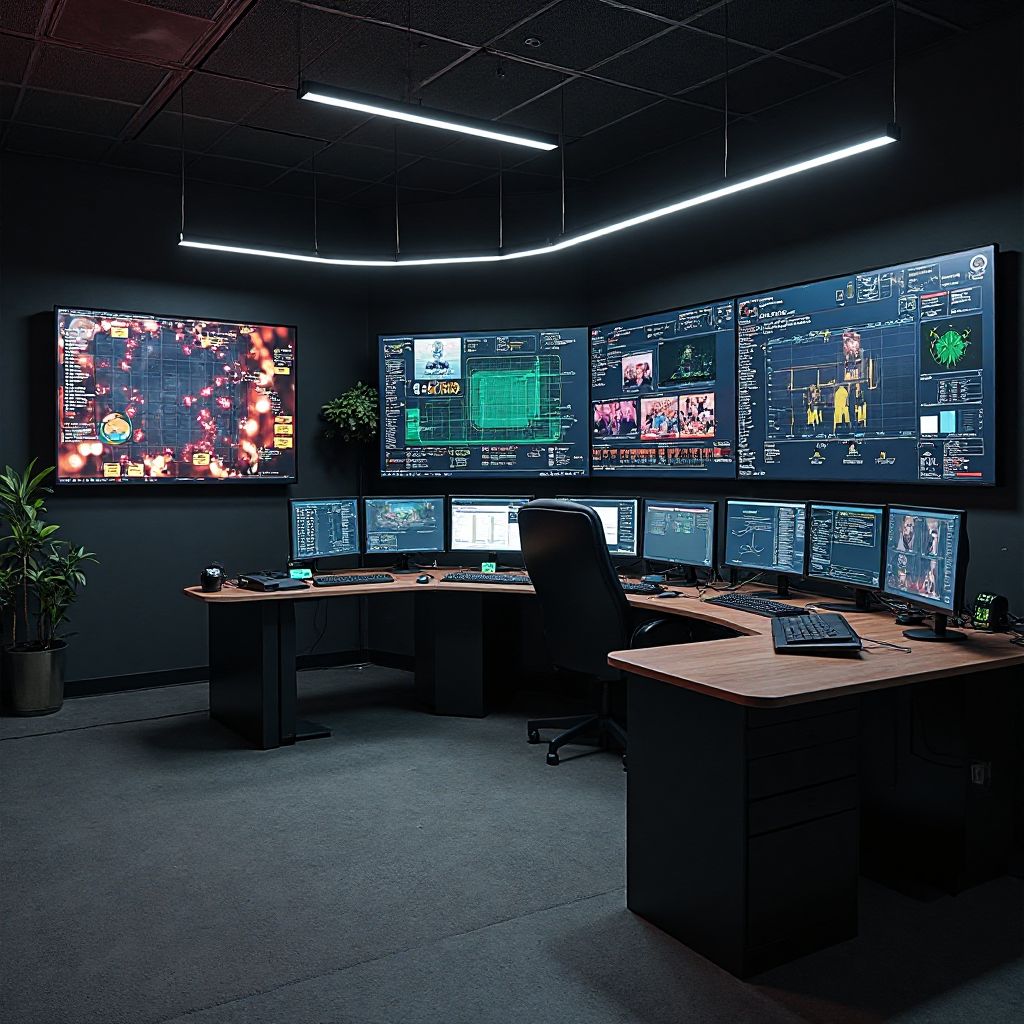 High-tech escape room control systems